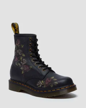 1460 Decayed Roses Leather Boots