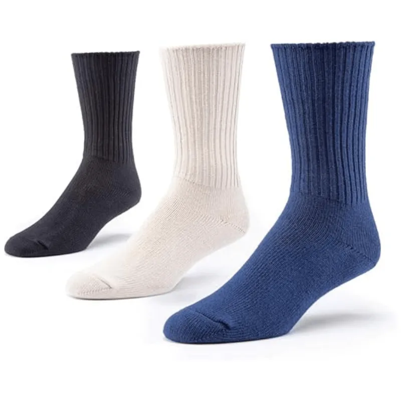 3 Pairs Comfortable Ribbed Socks