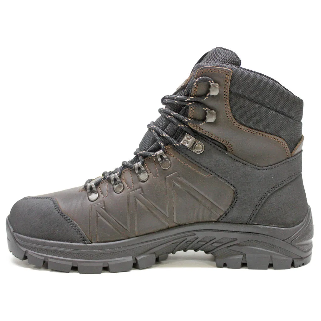 Aigle Klippe Full Grain Leather Men's Ankle Hiking Boots