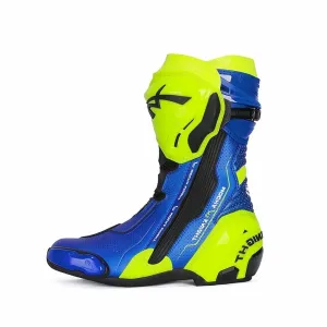 Allgoal Motorcycle Riding Boots Blue/Green