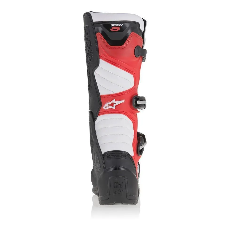 Alpinestars Tech 5 Men's Black/White/Red Motocross Boots