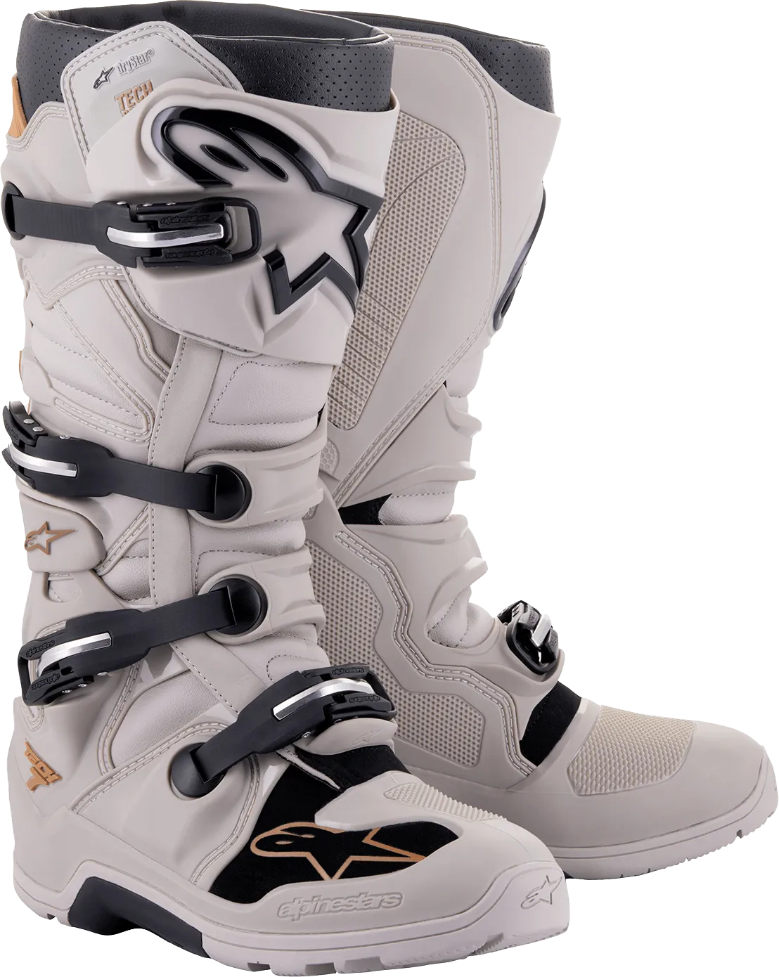 Alpinestars Tech 7 Enduro Drystar Gray Sand Boots