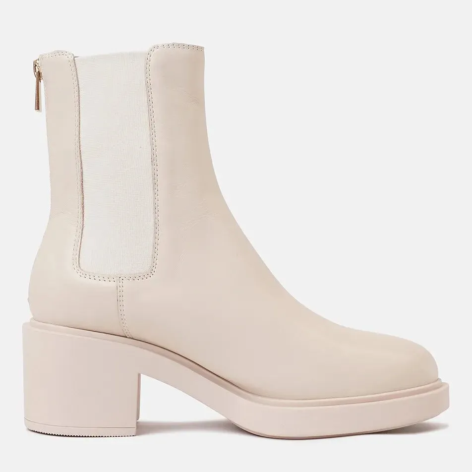 Ambrus Almond Leather Chelsea Boots