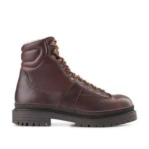 Arvid boot leather - BROWN