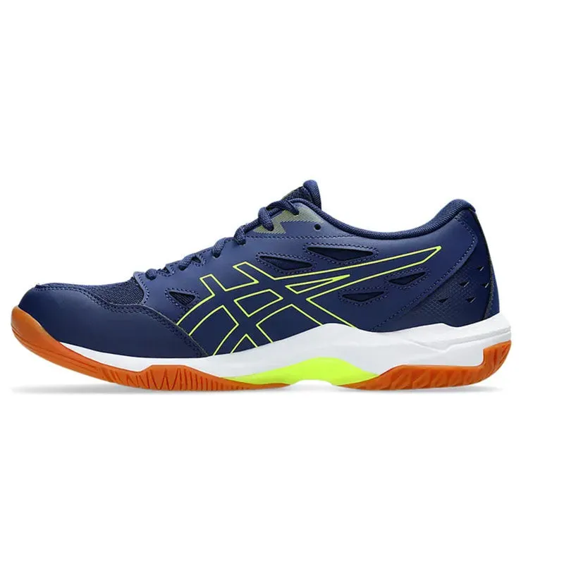 Asics Gel Rocket 11 Mens Squash Shoe Blue Expanse/Safety Yellow