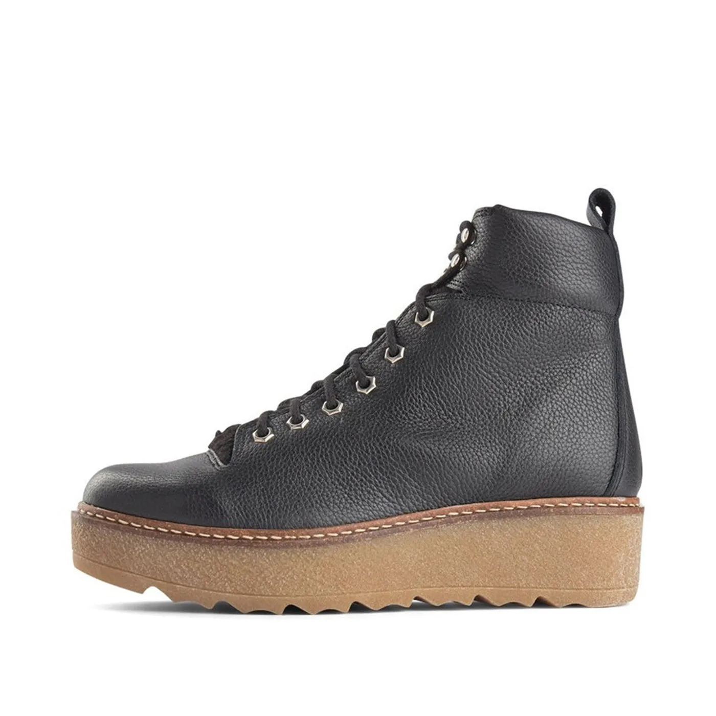 Bex boot leather - BLACK