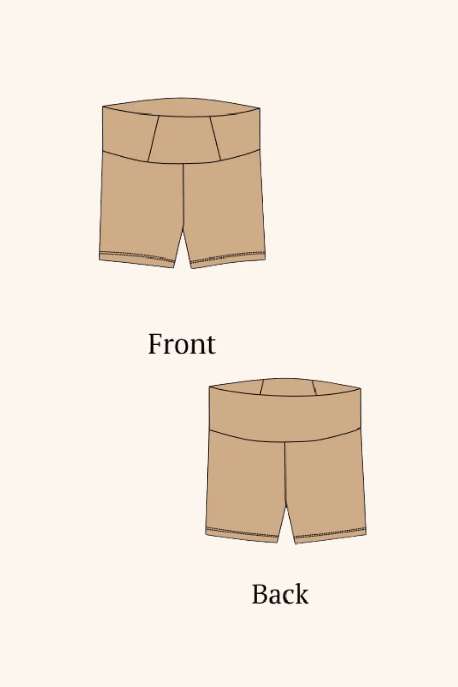 Biker Shorts Sewing Pattern 'Nadia'