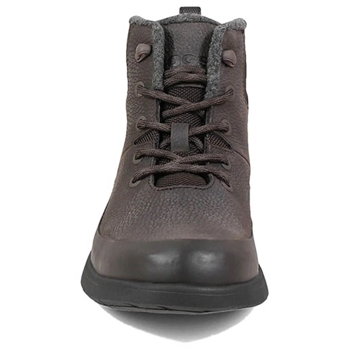 Bogs Men's Casual Boots - Freedom Lace Mid, Dark Brown, Size 10M | 72470-201-100