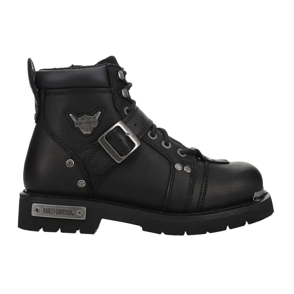 Brake Buckle Motorcycle Round Toe Boots