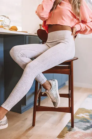 Bright And Early High Waist Legging In Grey