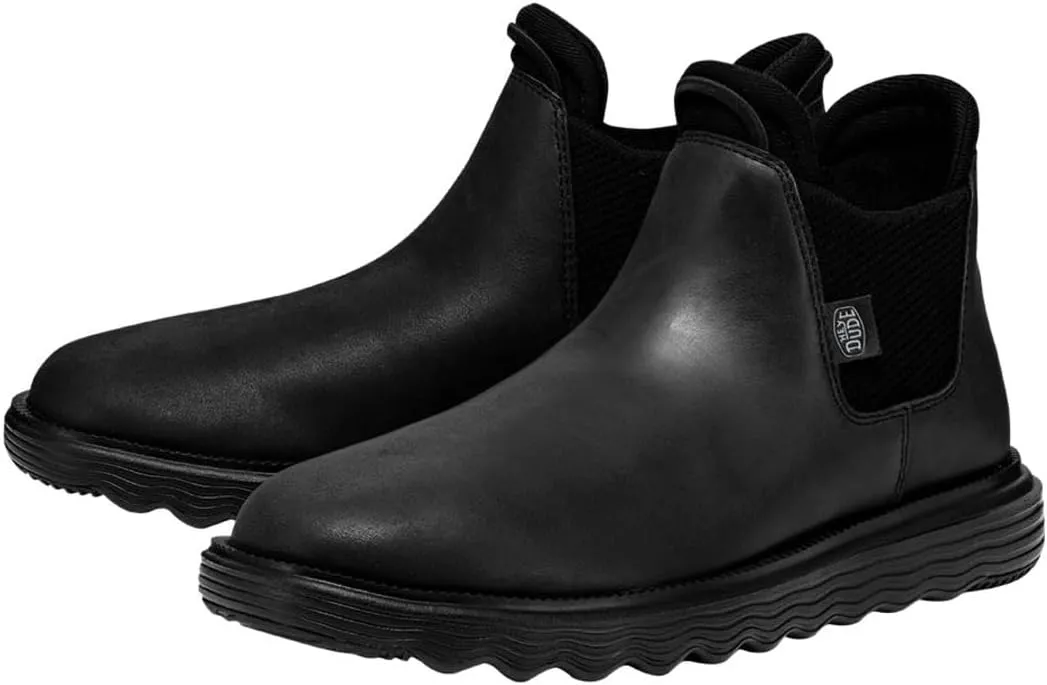 Chelsea Boots Branson Craft Leather Boot Hey Dude, Black/Black