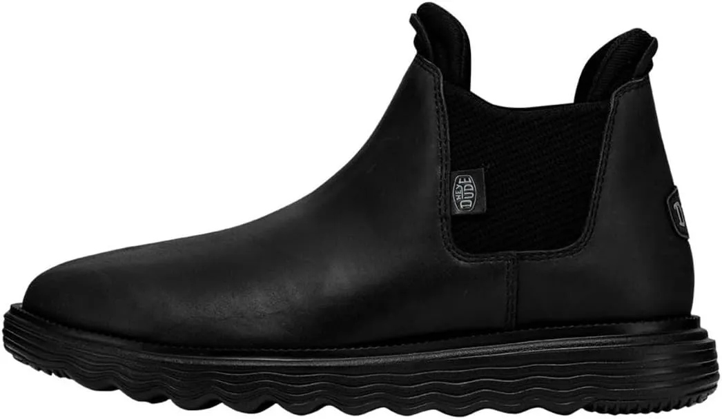 Chelsea Boots Branson Craft Leather Boot Hey Dude, Black/Black