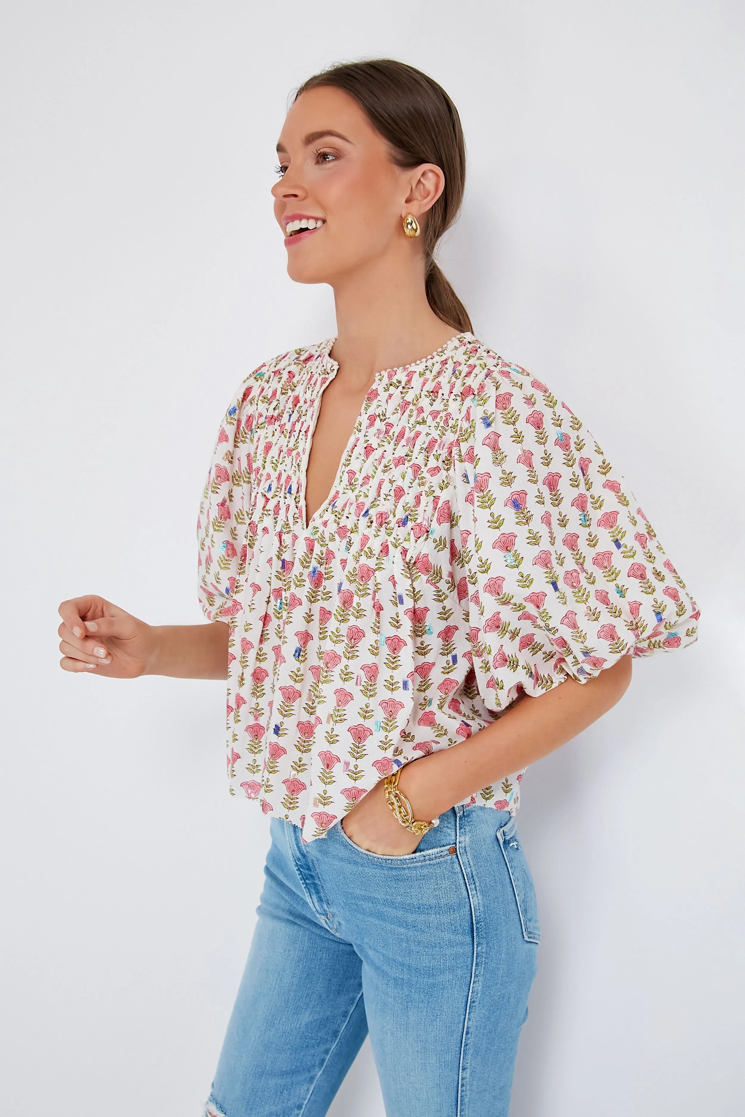 Cherry Blossom Jiby Blouse