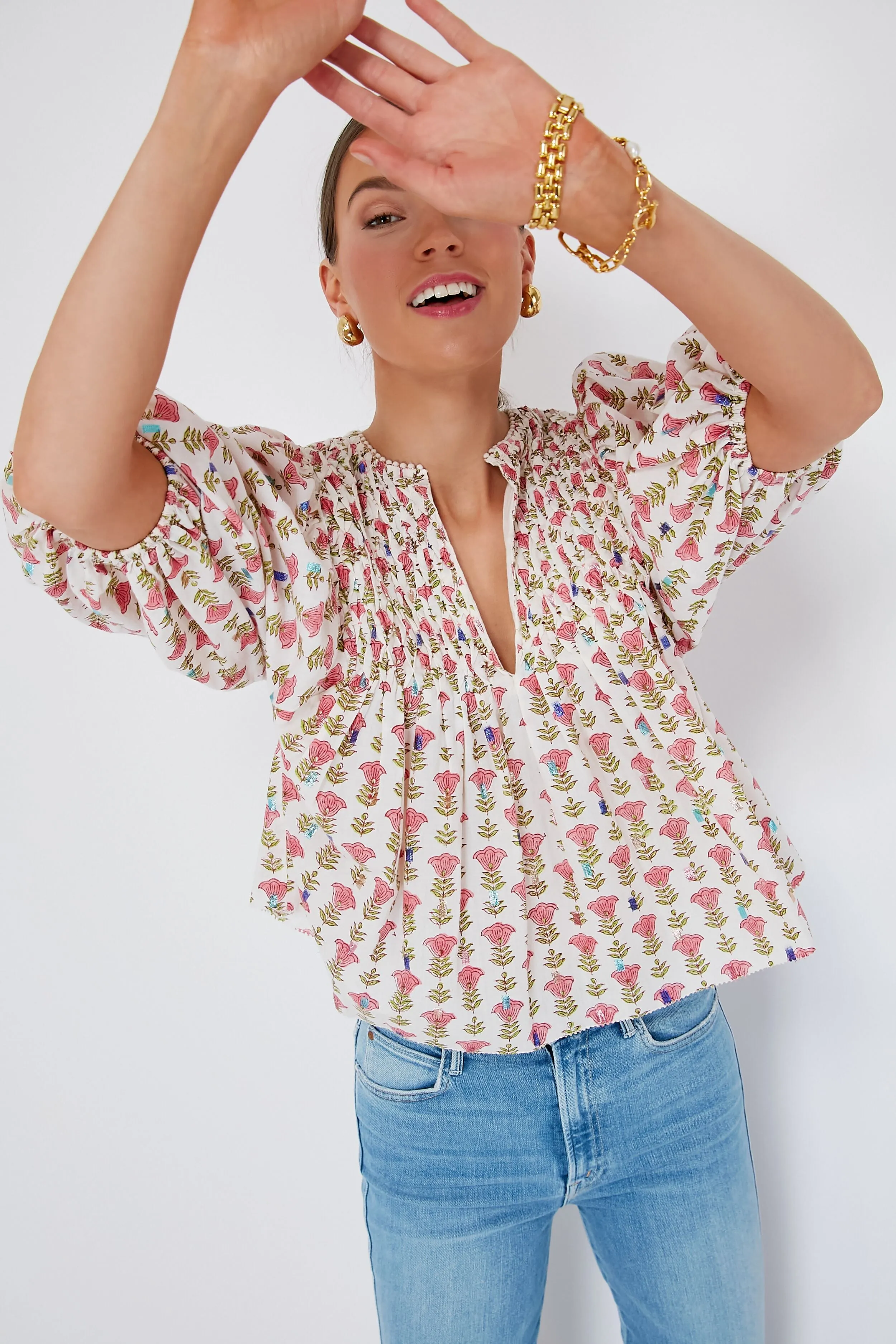 Cherry Blossom Jiby Blouse