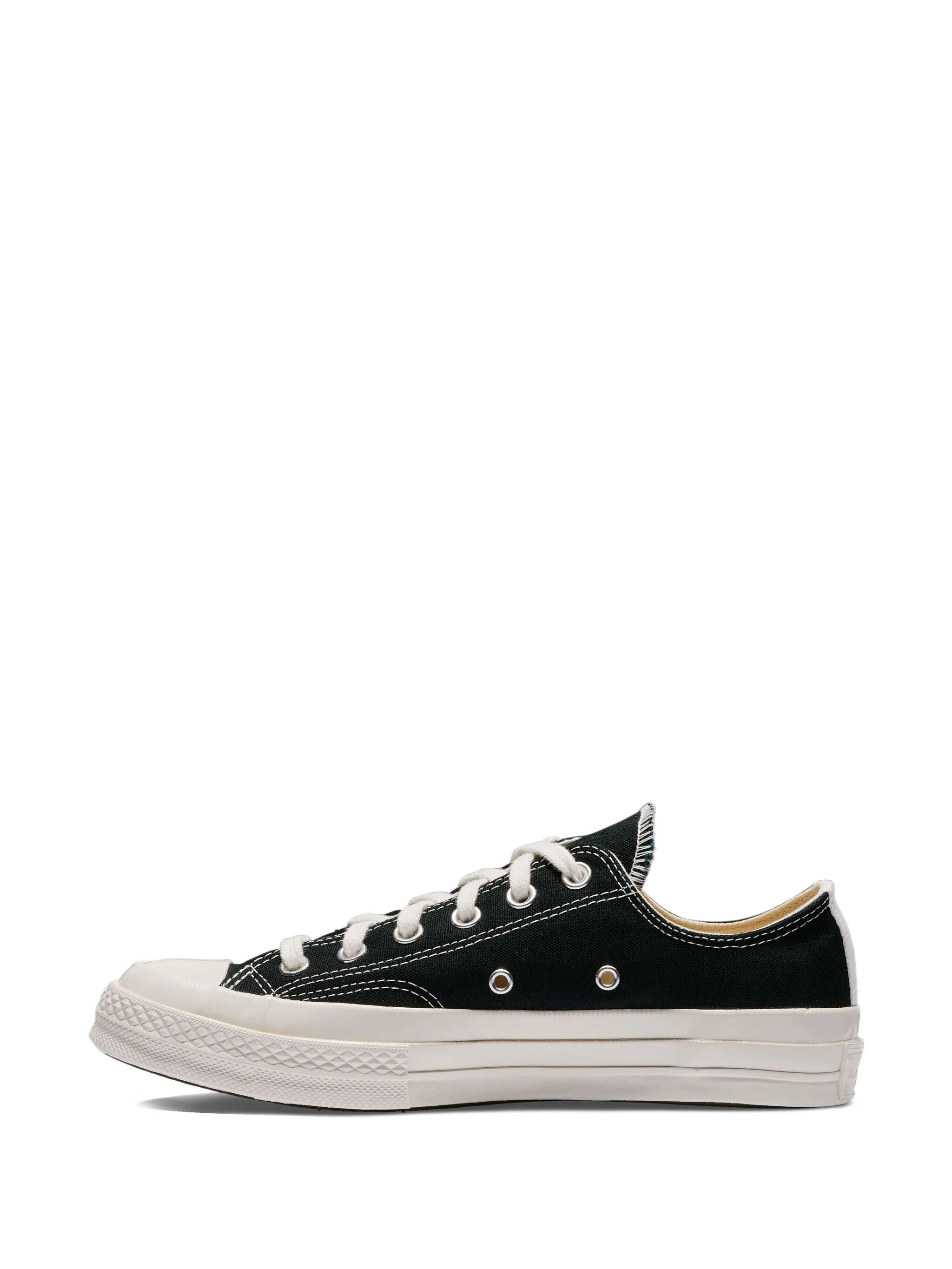 Converse Small Red Heart Low Top Sneakers