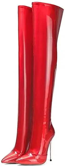 Crimson Nevari Over-the-Knee Boots