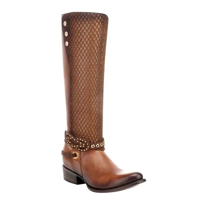 Cuadra Ladies Tall Tan Boots Res Volturno