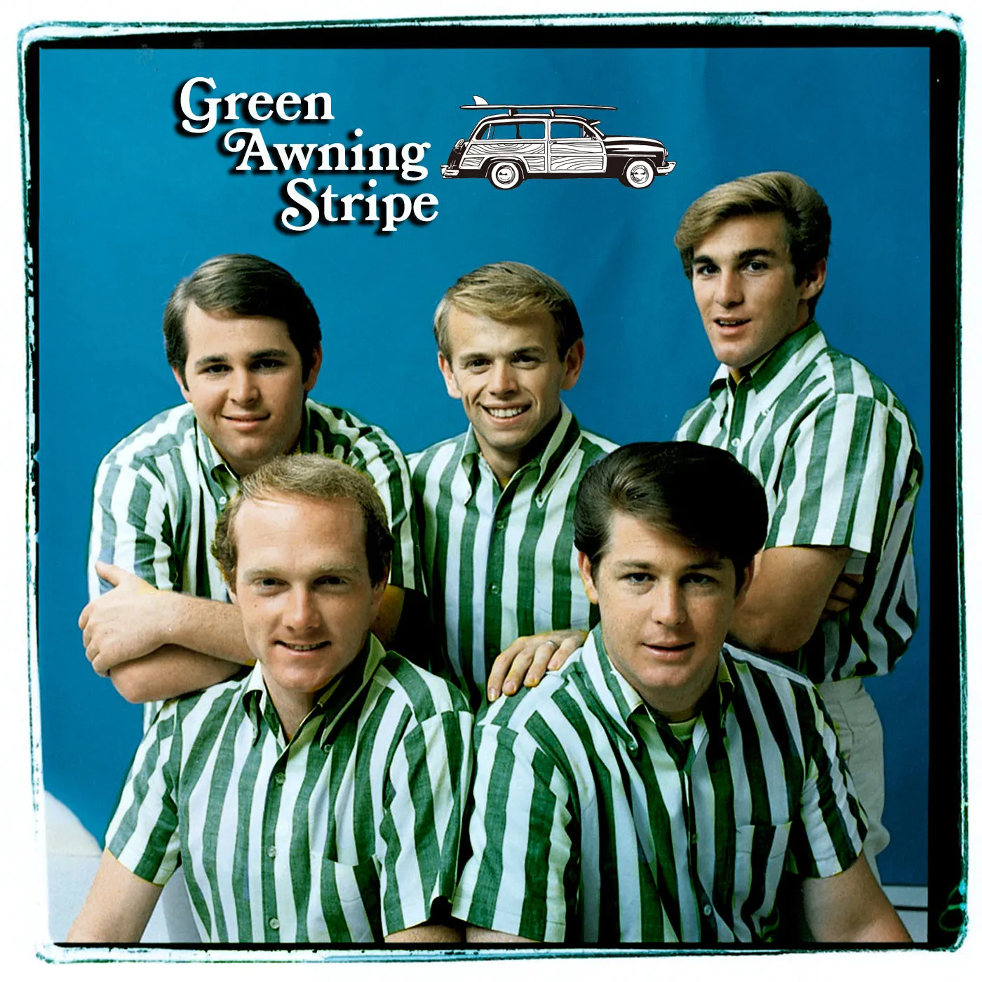 Custom Shirts Green Awning Stripe Albini Poplin (10 units)