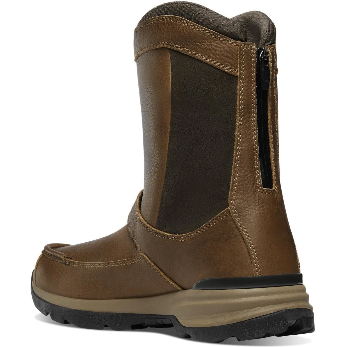 Danner Men's Recurve 10" Moc Toe WP Rear Zip Hunt Boot -Brown- 47631