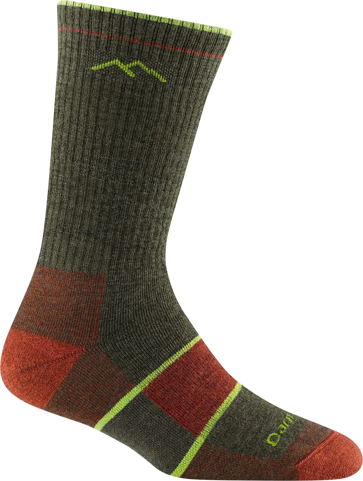 Darn Tough® Hiker Boot Sock Midweight Full Cushion Forest Green 1908