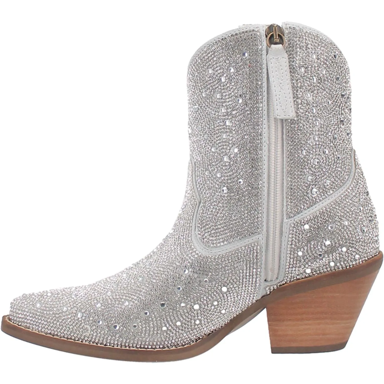 Dingo Ladies Rhinestone Cowgirl Leather Bootie Style Di577