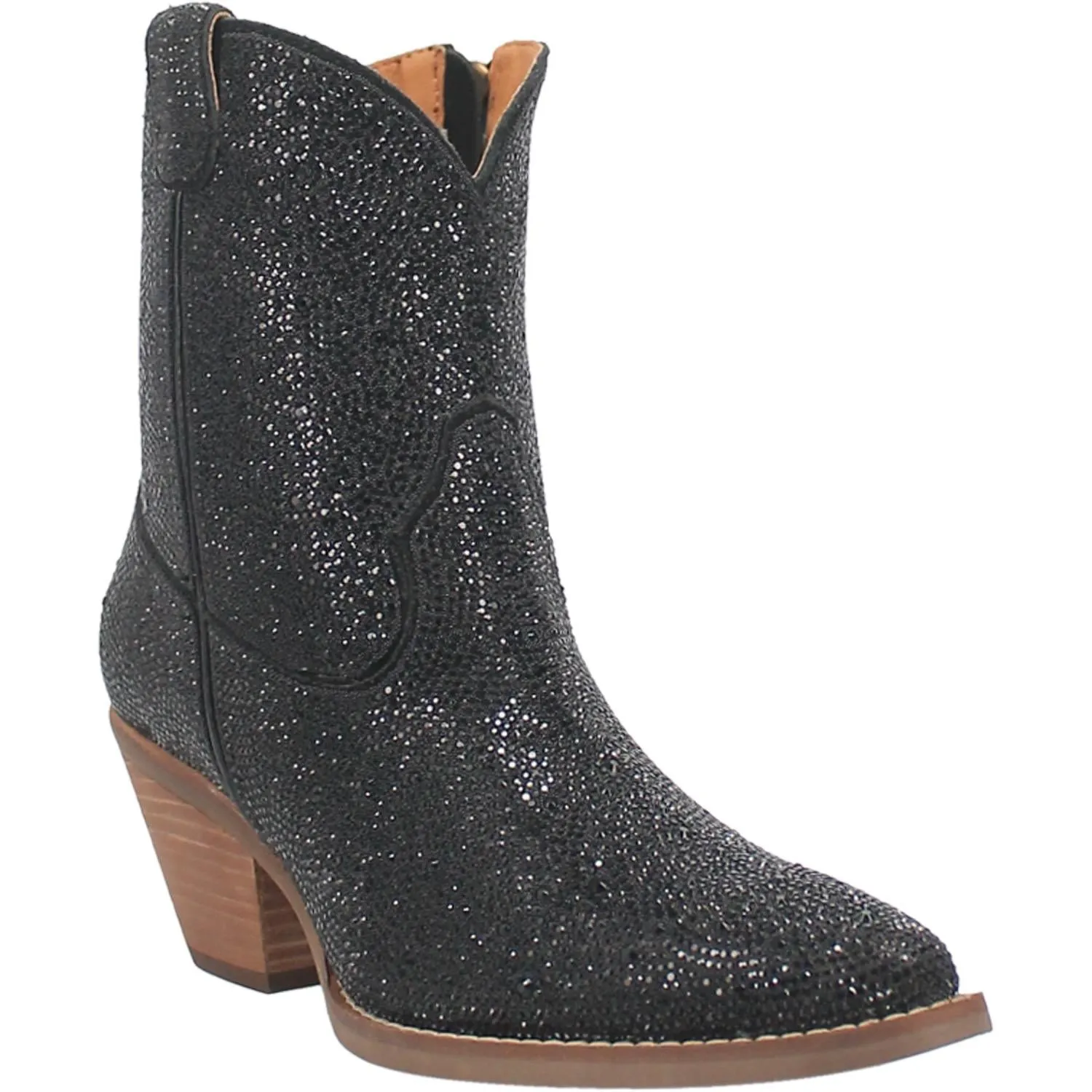 Dingo Ladies Rhinestone Cowgirl Leather Bootie Style Di577