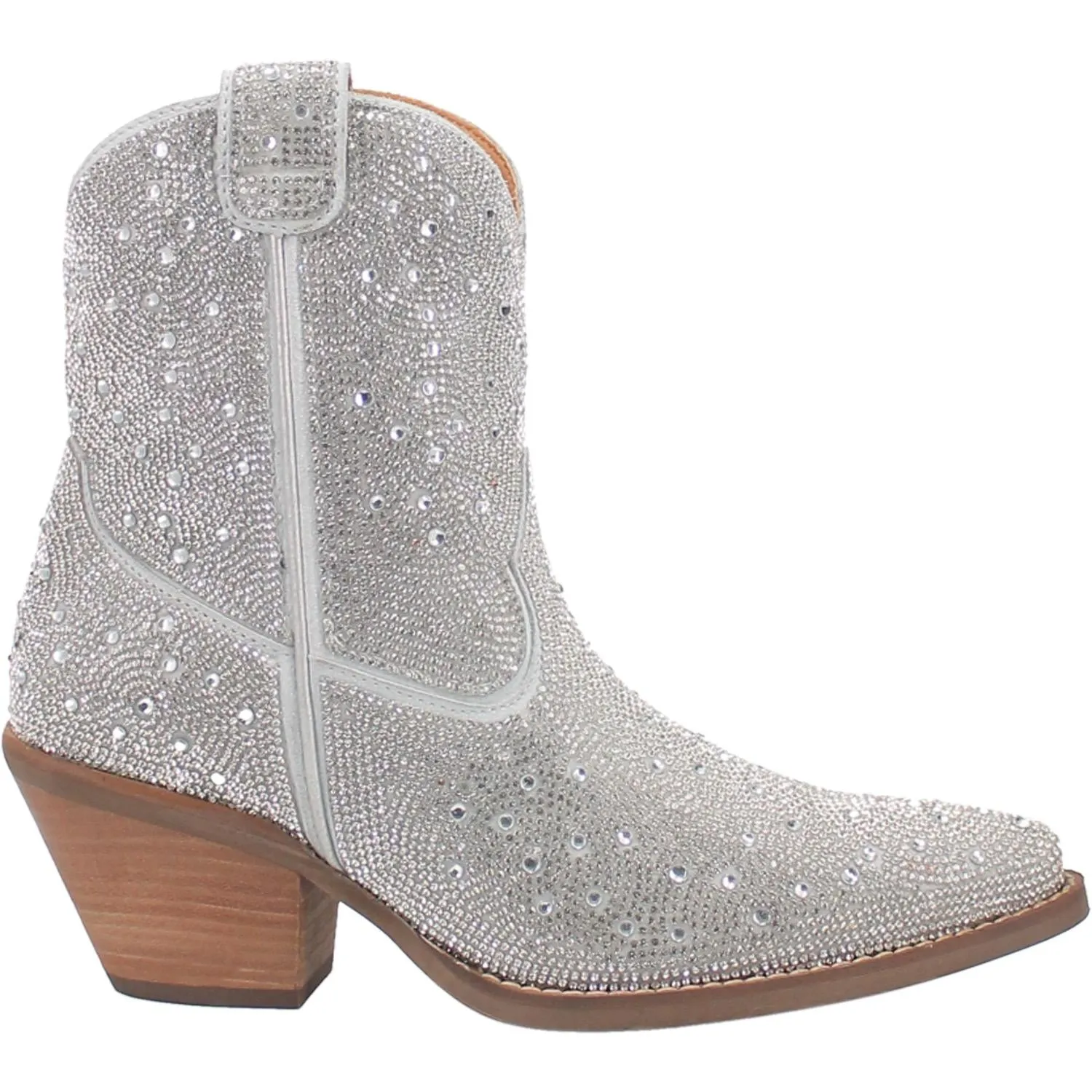 Dingo Ladies Rhinestone Cowgirl Leather Bootie Style Di577