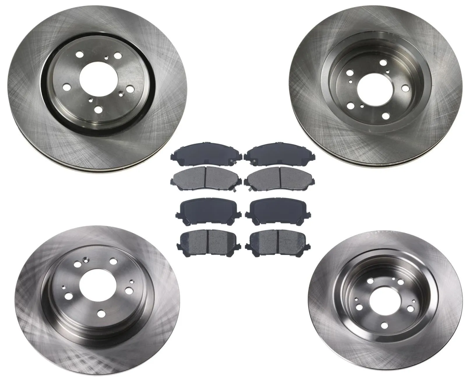 Disc Brake Disc Rotors, Ceramic Brake Pads for 2017-2020 Acura MDX Hybrid 8pc