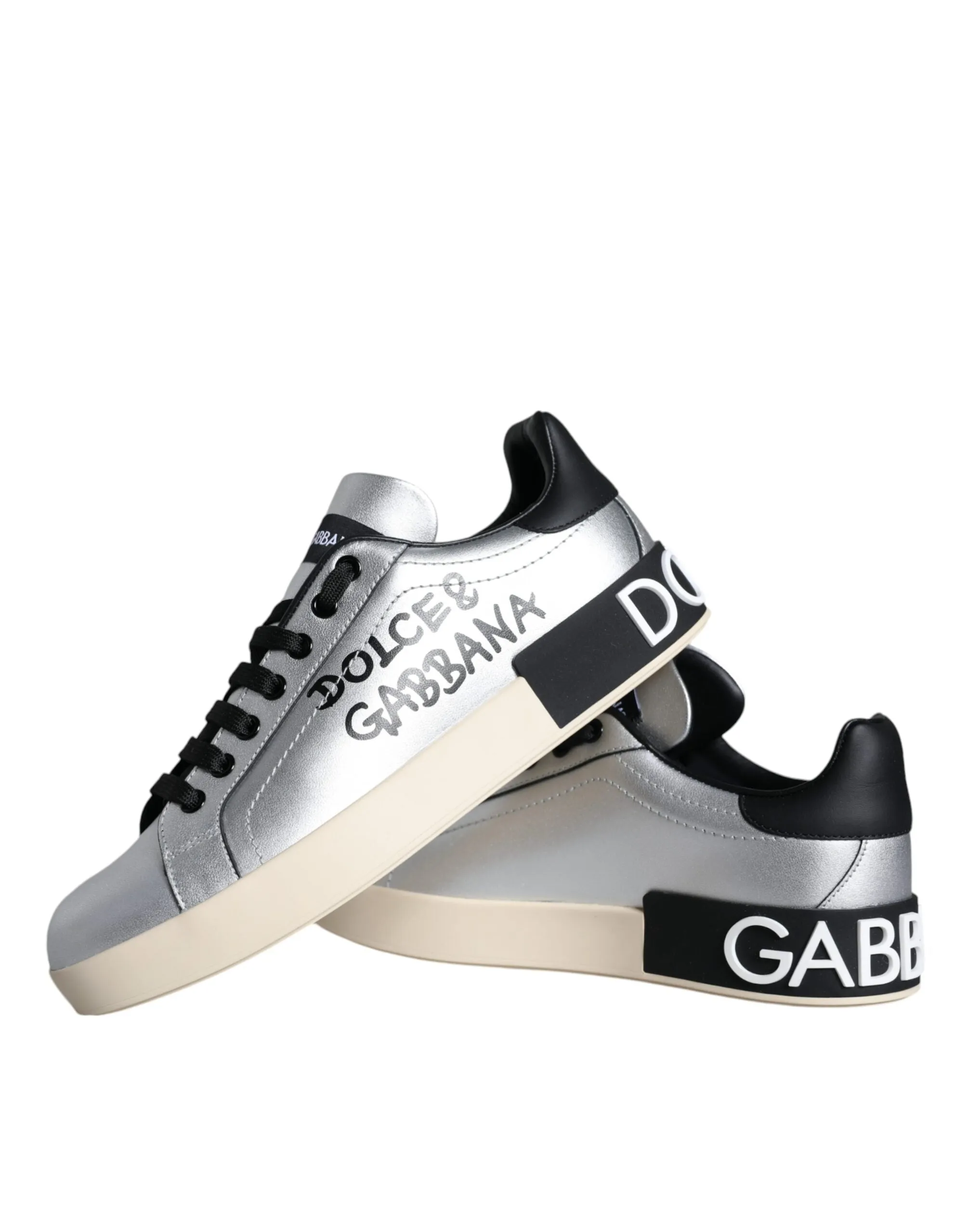 Dolce & Gabbana Portofino Logo Print Sneakers