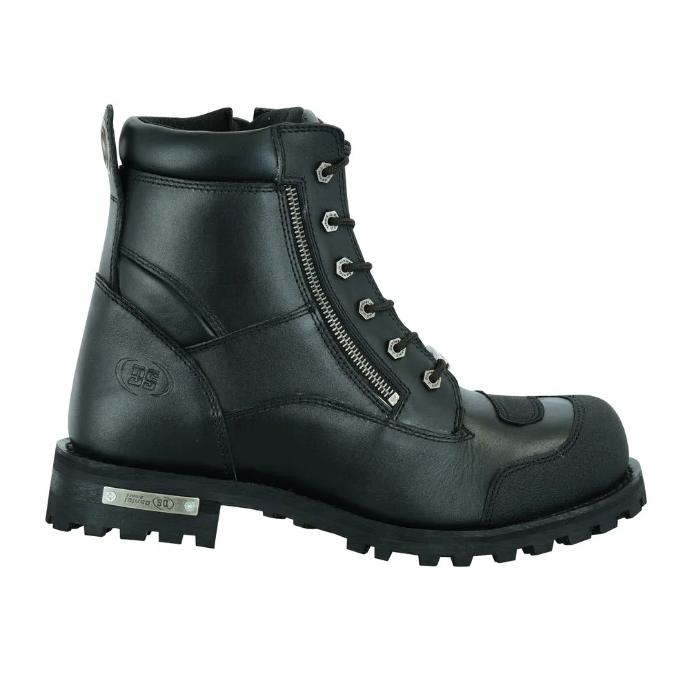 DS9741 Men's Side Zipper Waterproof Ankle Protection Boots