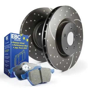 EBC Brakes S6KR1110 Disc Brake Pad and Rotor / Drum Brake Shoe and Drum Kit