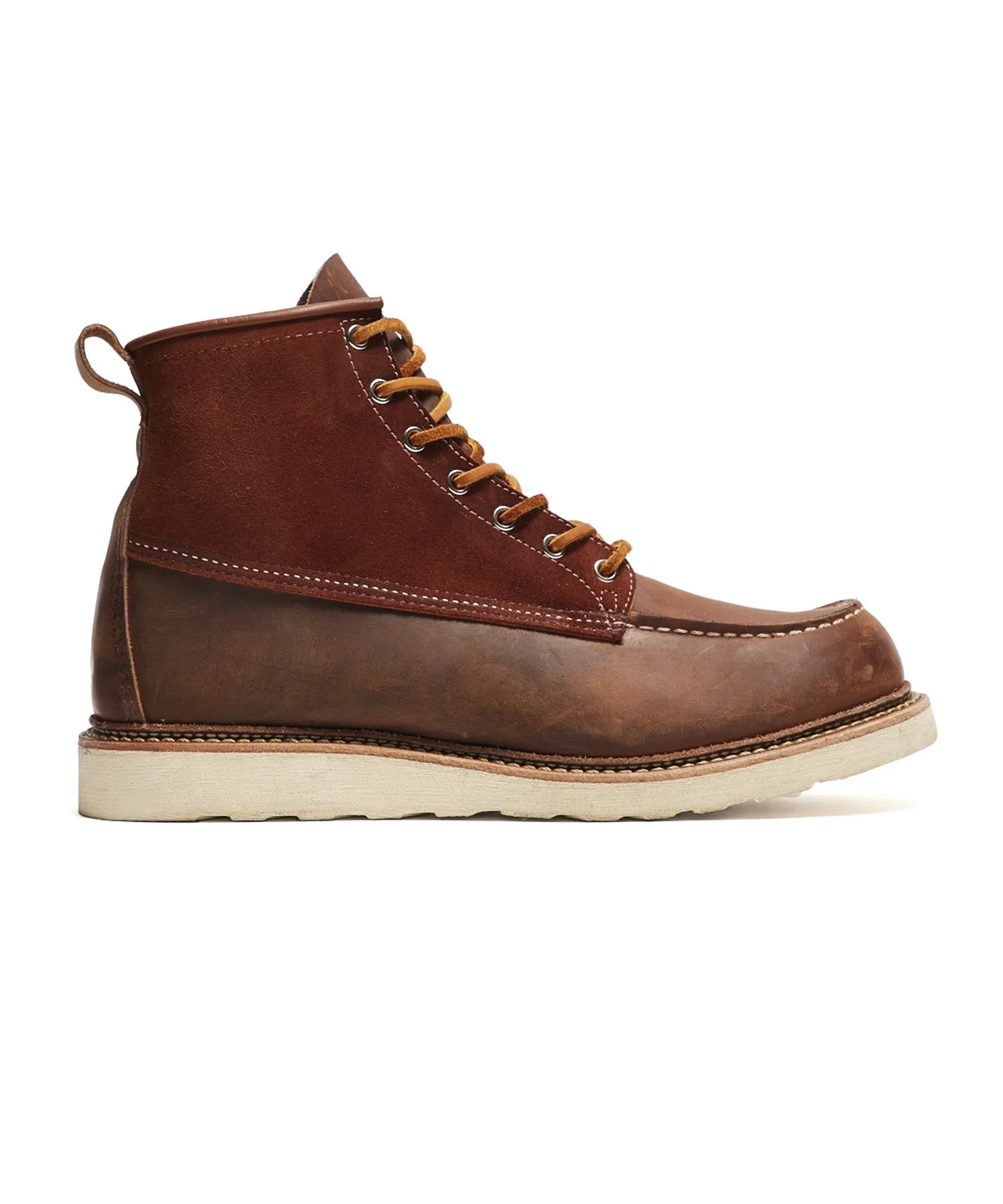 Exclusive Red Wing X Todd Snyder Moc Toe Boot in Copper