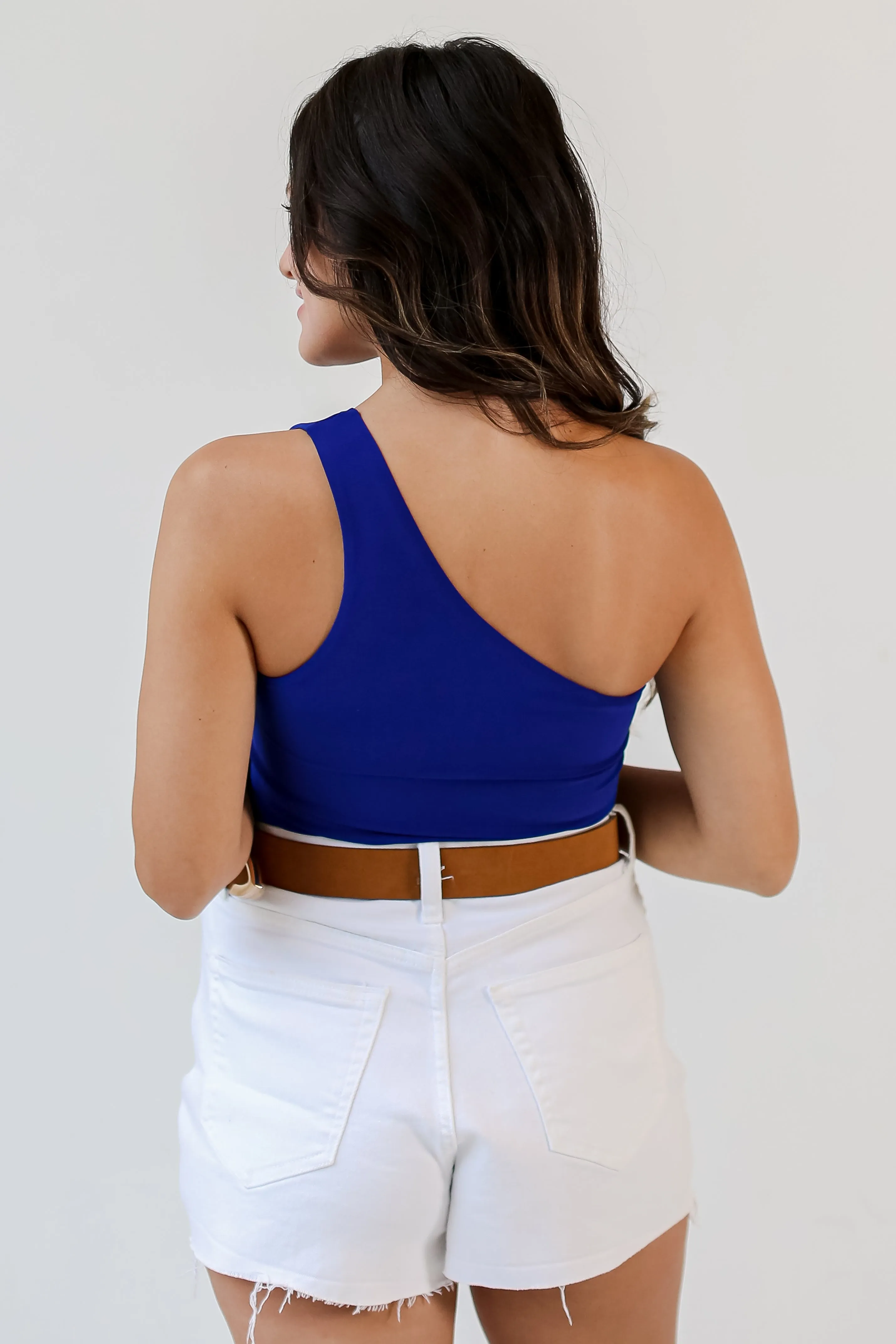 FINAL SALE - Elevated Everyday One-Shoulder Bodysuit