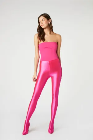 Forever 21 stiletto trouser boots, pink