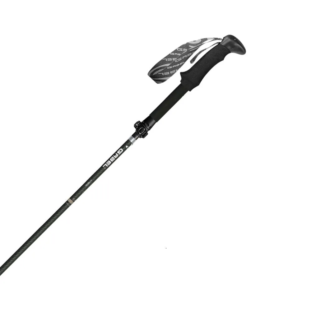 GABEL HYBRID CARBON BASTONCINI TELESCOPICI IN CARBON 3K PER ALPINISMO E TREKKING - DISPONIBILE IN 2 MISURE