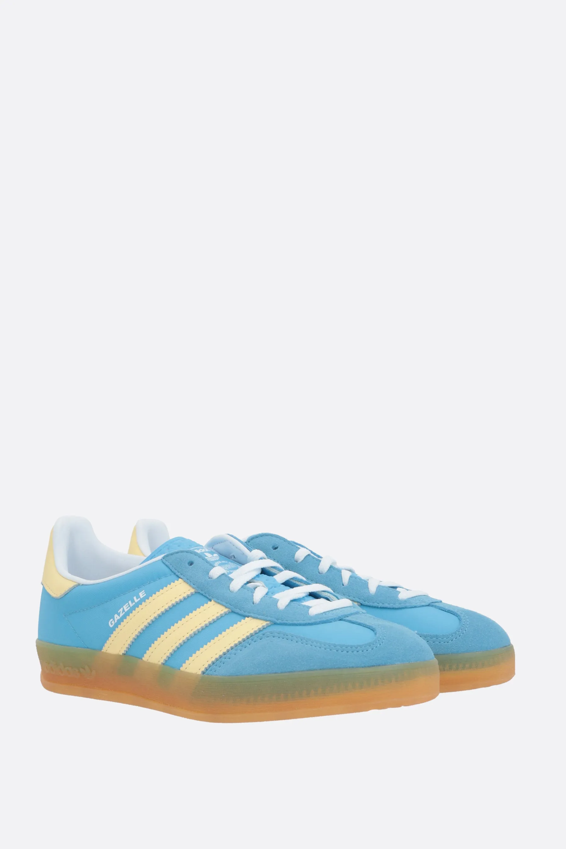 Gazelle Indoor nylon and suede sneakers