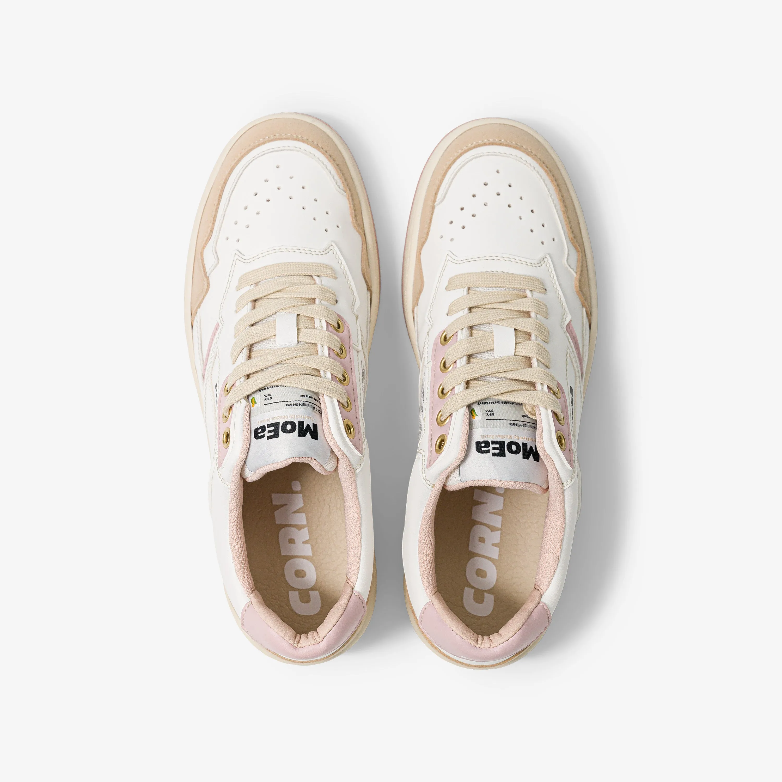 GEN1 - Corn White & Pink Suede