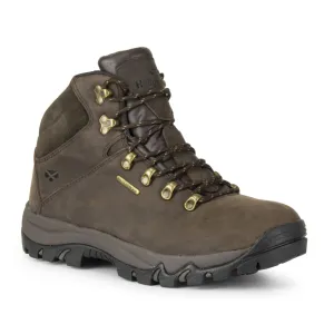 Glencoe Waxy Leather Waterproof Trek Boot - Brown by Hoggs of Fife