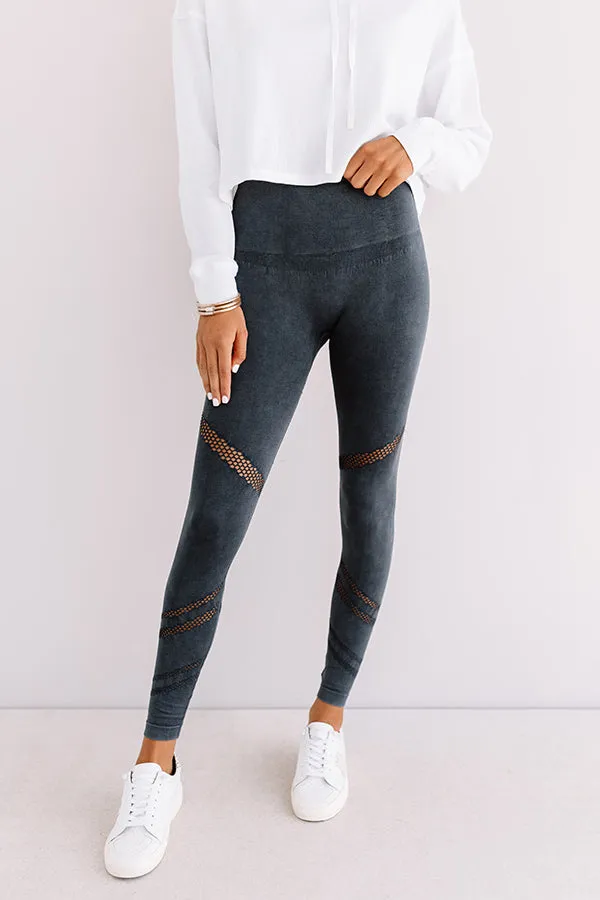 Honor Roll High Waist Legging In Navy