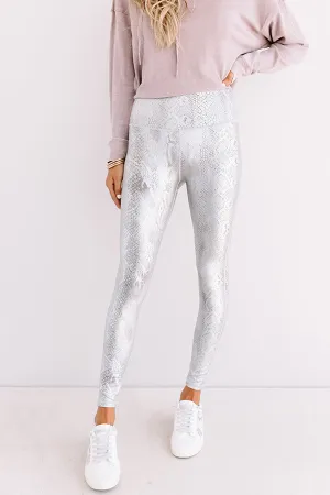 Jog My Memory Snake Print Active Legging