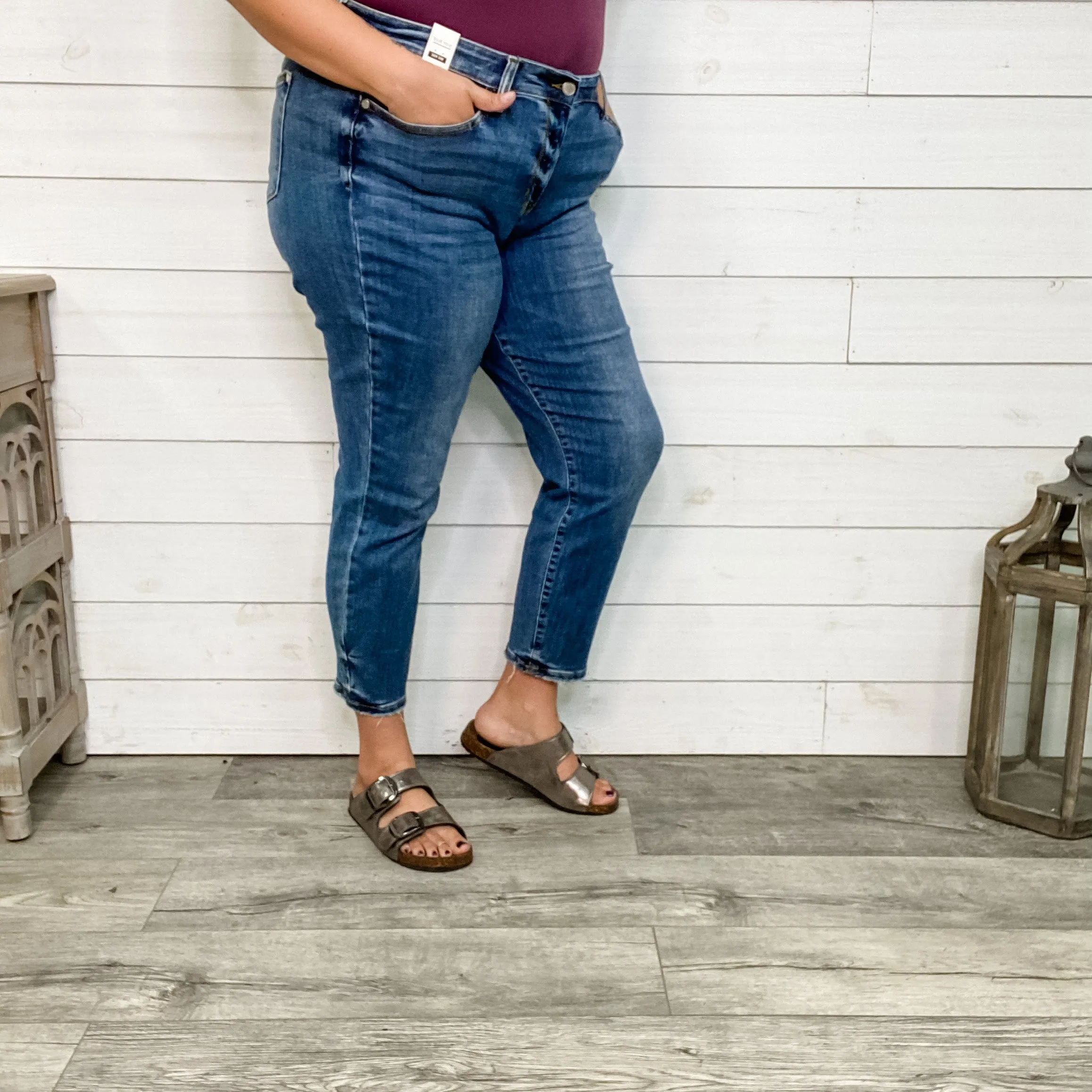 Judy Blue "Sneaky" Pete Boyfriend Jeans