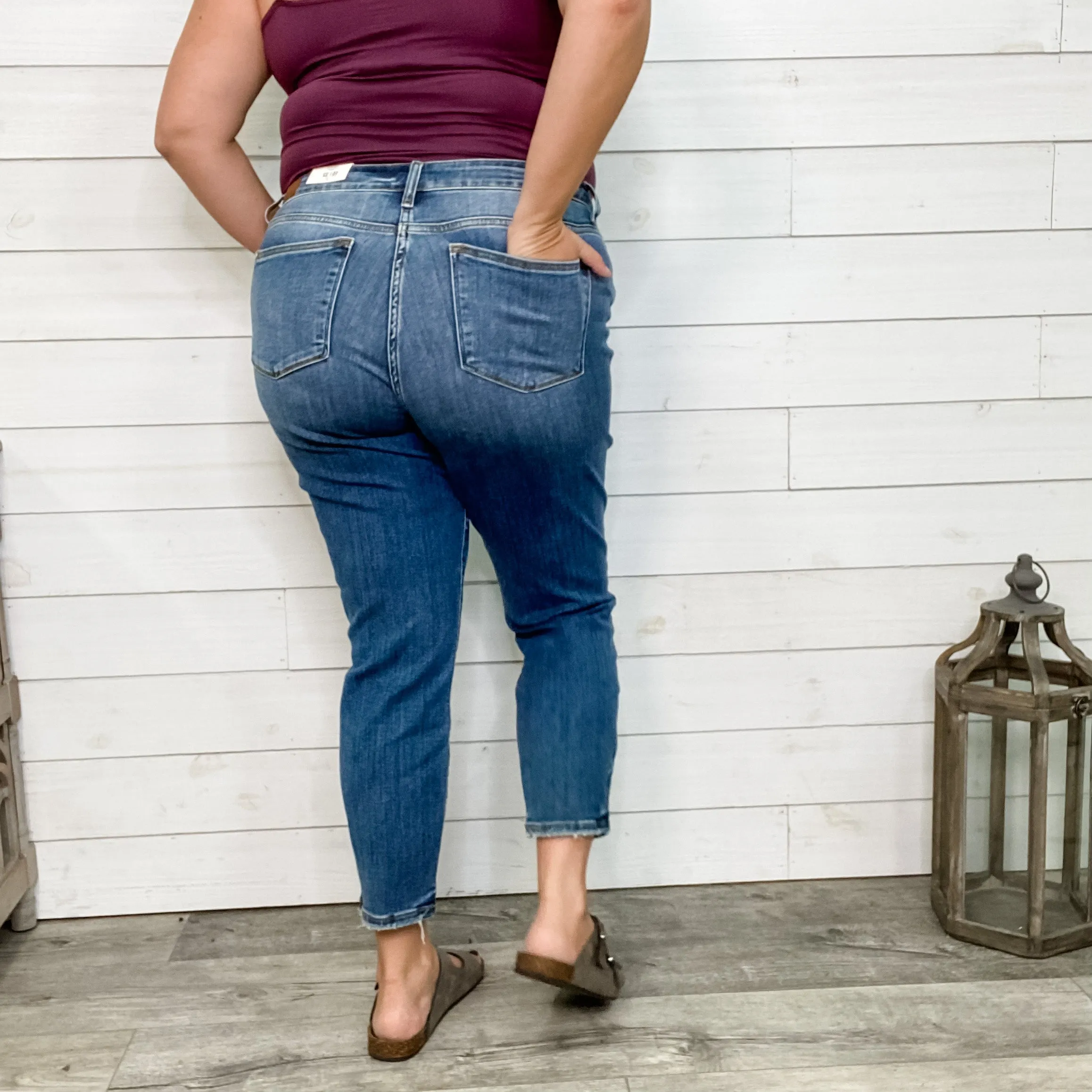 Judy Blue "Sneaky" Pete Boyfriend Jeans