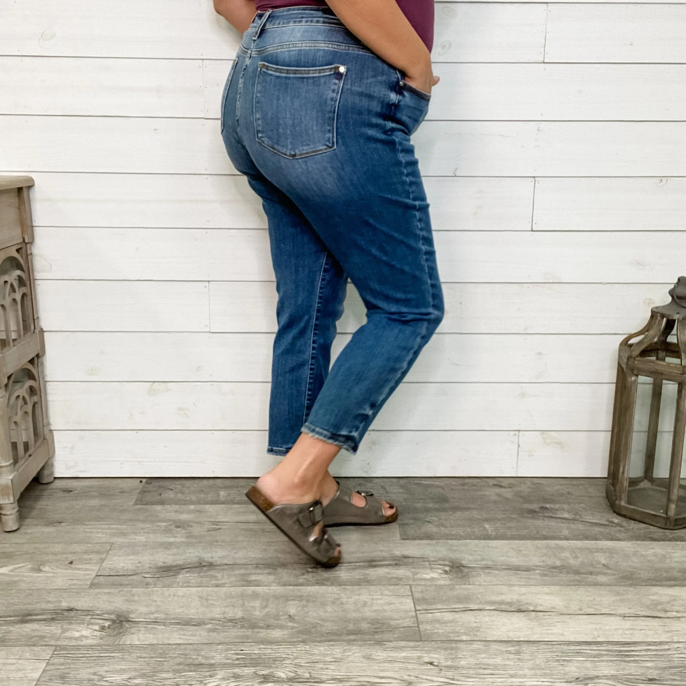 Judy Blue "Sneaky" Pete Boyfriend Jeans