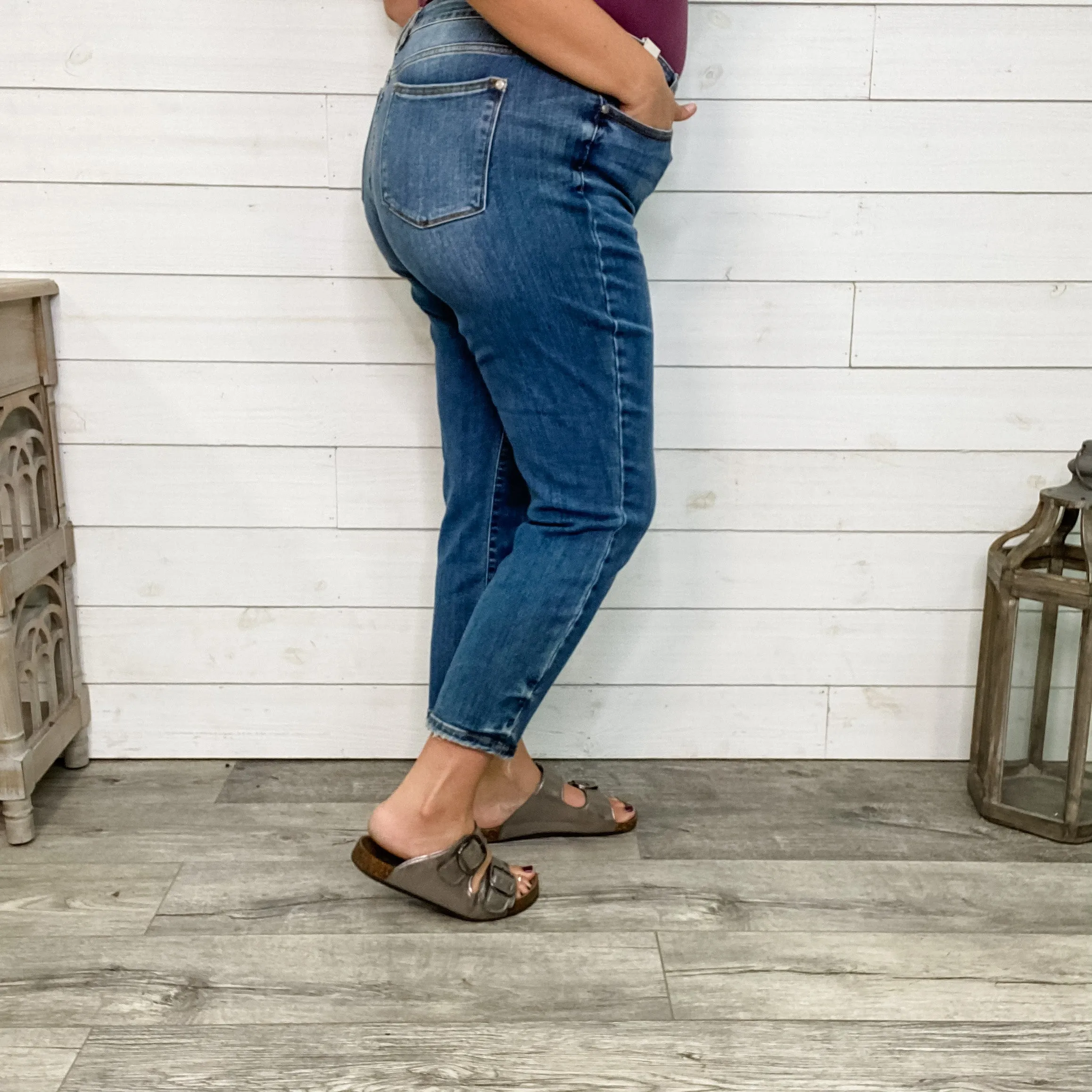 Judy Blue "Sneaky" Pete Boyfriend Jeans