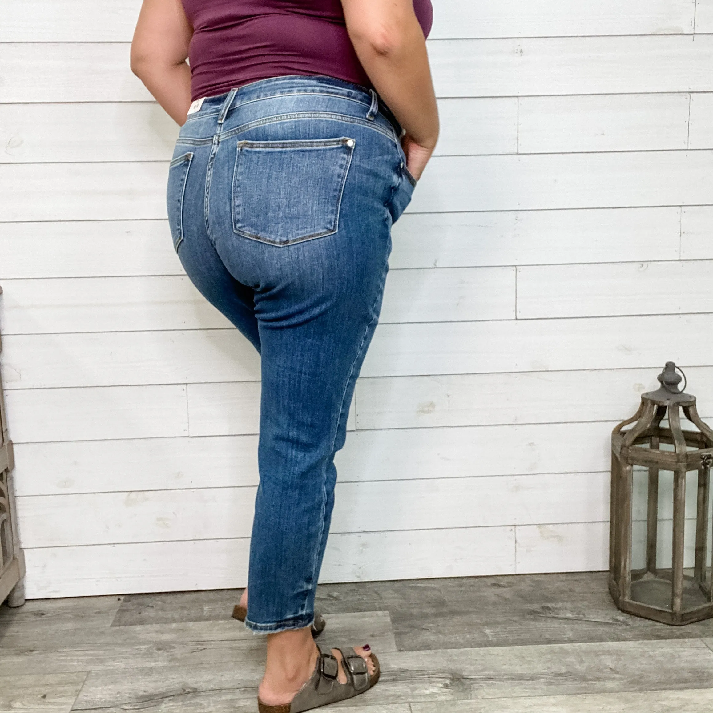 Judy Blue "Sneaky" Pete Boyfriend Jeans