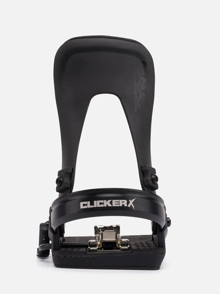 K2 2023 Clicker X Hb Womens Snowboard Bindings Black