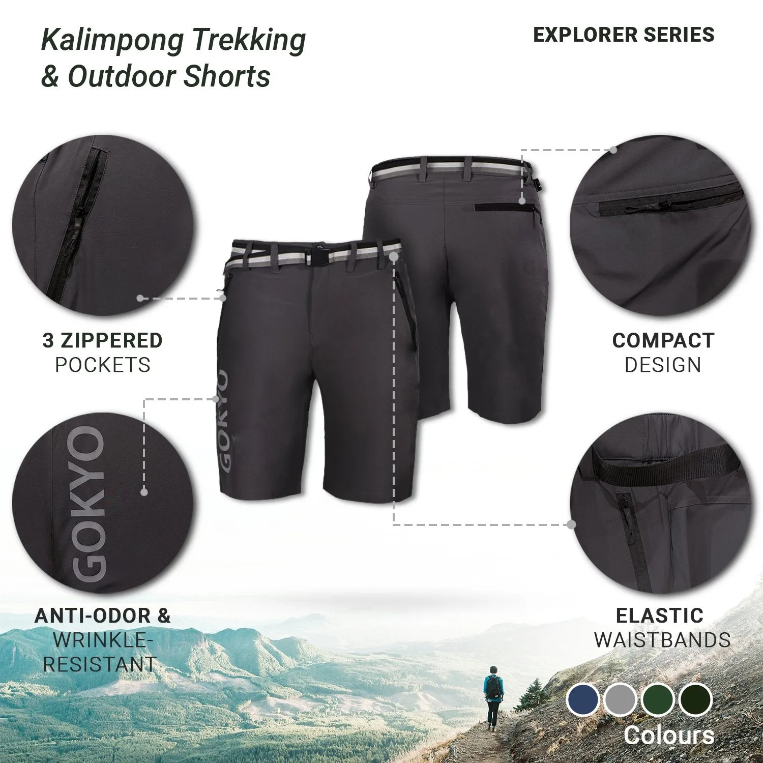 Kalimpong Hiking & Outdoor Shorts