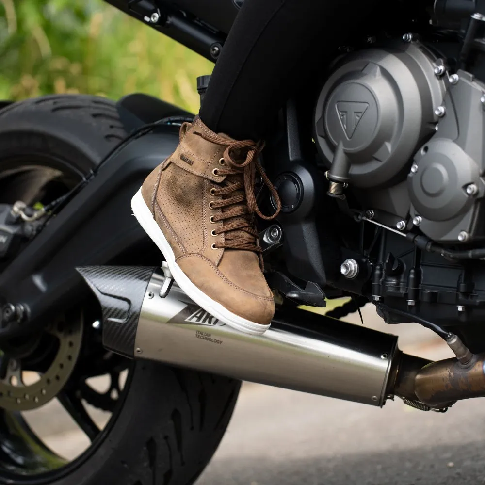 Kickback Air Women Stylish & CE-Approved Summer Riding Brown Boots