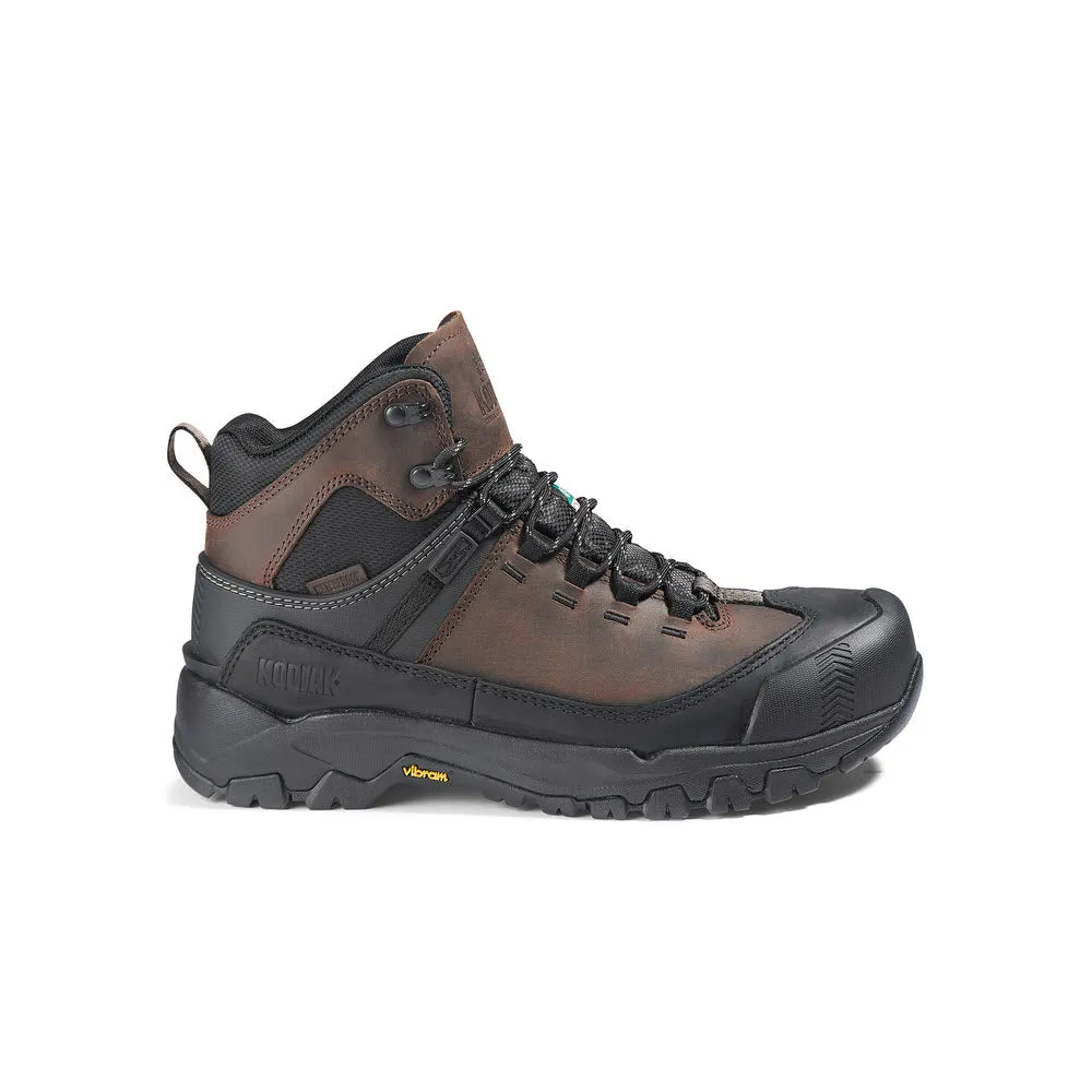 KODIAK QUEST BOUND MID COMPOSITE TOE WATERPROOF BOOT DARK BROWN - MENS