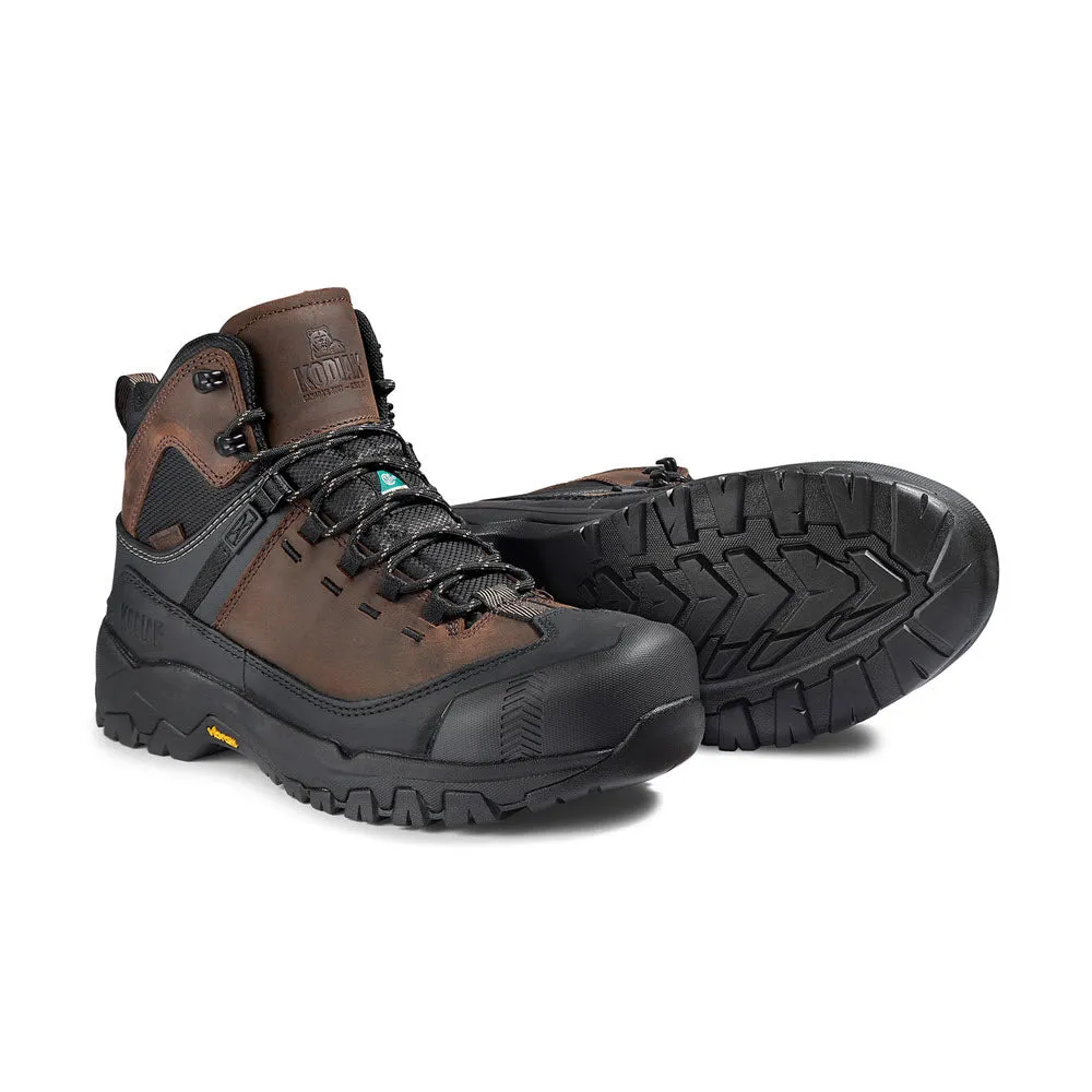 KODIAK QUEST BOUND MID COMPOSITE TOE WATERPROOF BOOT DARK BROWN - MENS